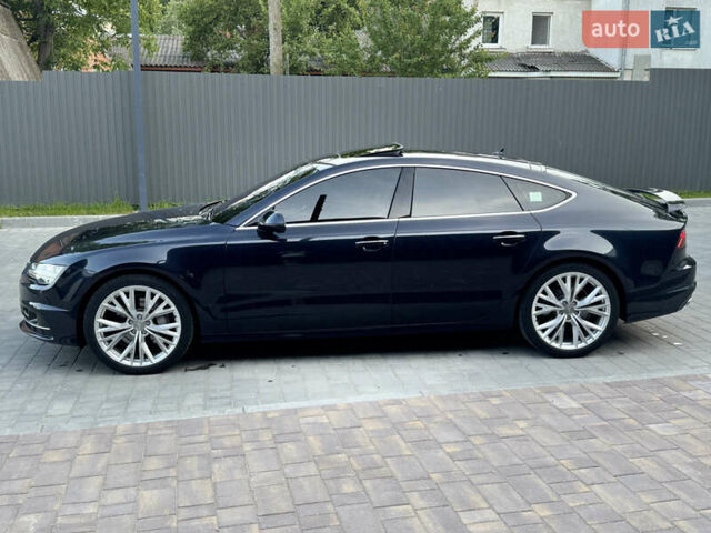 Синий Ауди A7 Sportback, объемом двигателя 3 л и пробегом 120 тыс. км за 27200 $, фото 4 на Automoto.ua