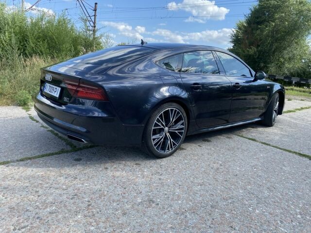 Синій Ауді A7 Sportback, об'ємом двигуна 3 л та пробігом 100 тис. км за 23800 $, фото 4 на Automoto.ua