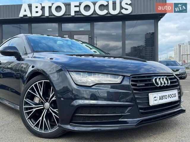 Синий Ауди A7 Sportback, объемом двигателя 3 л и пробегом 105 тыс. км за 24490 $, фото 1 на Automoto.ua