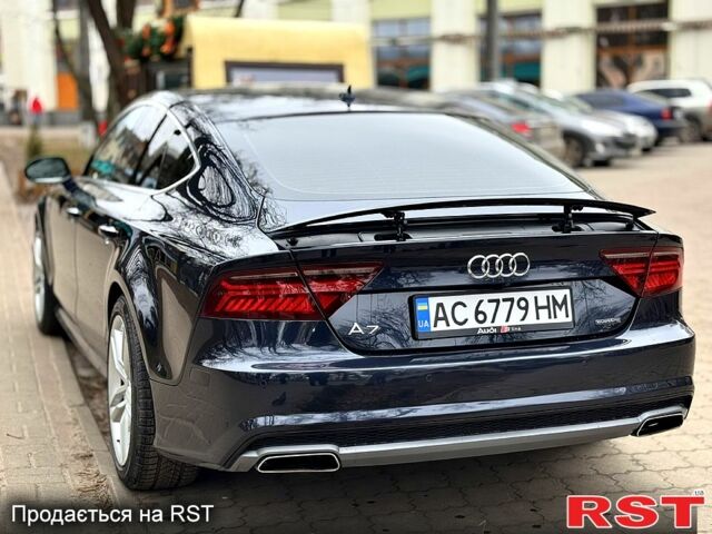 Синий Ауди A7 Sportback, объемом двигателя 3 л и пробегом 220 тыс. км за 22000 $, фото 3 на Automoto.ua