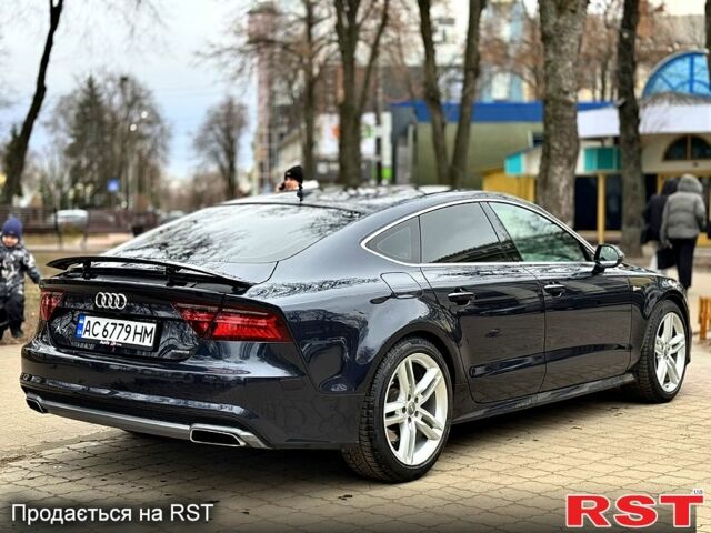Синий Ауди A7 Sportback, объемом двигателя 3 л и пробегом 220 тыс. км за 22000 $, фото 4 на Automoto.ua