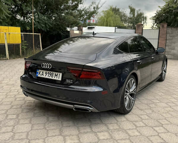 Синій Ауді A7 Sportback, об'ємом двигуна 3 л та пробігом 175 тис. км за 22500 $, фото 2 на Automoto.ua