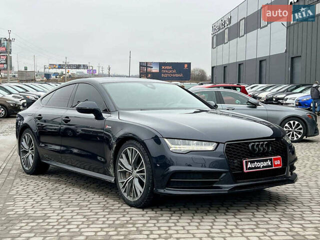 Синий Ауди A7 Sportback, объемом двигателя 3 л и пробегом 188 тыс. км за 21490 $, фото 11 на Automoto.ua