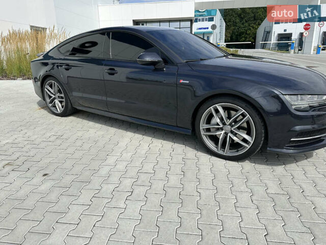 Синий Ауди A7 Sportback, объемом двигателя 3 л и пробегом 101 тыс. км за 22500 $, фото 6 на Automoto.ua