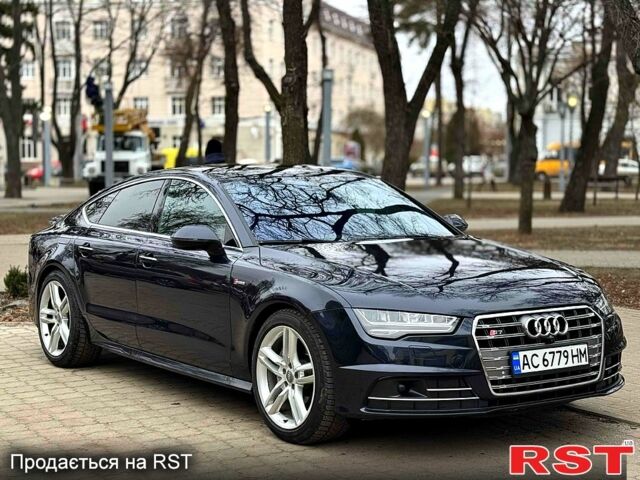 Синий Ауди A7 Sportback, объемом двигателя 3 л и пробегом 220 тыс. км за 22000 $, фото 1 на Automoto.ua