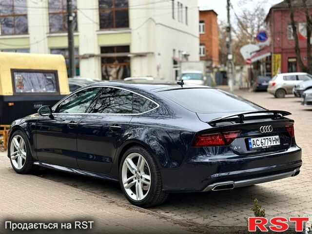 Синий Ауди A7 Sportback, объемом двигателя 3 л и пробегом 220 тыс. км за 22000 $, фото 2 на Automoto.ua