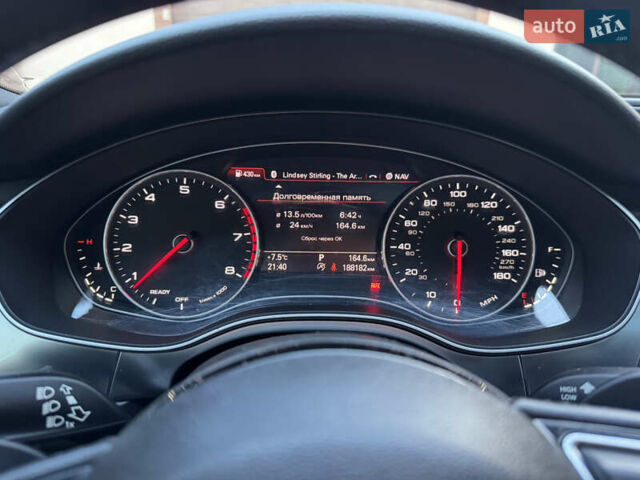 Синій Ауді A7 Sportback, об'ємом двигуна 3 л та пробігом 188 тис. км за 24200 $, фото 12 на Automoto.ua