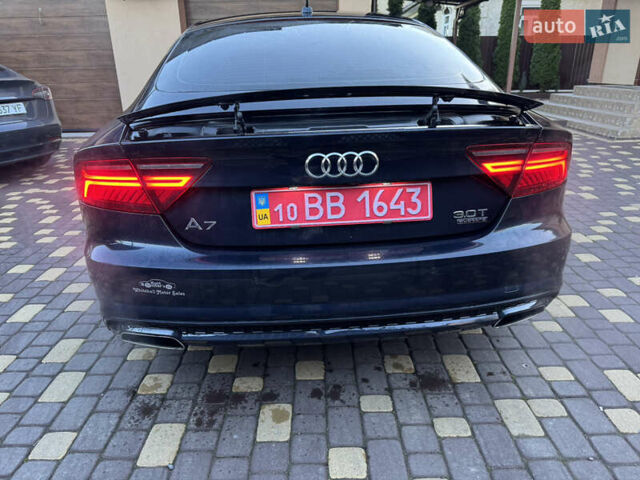 Синій Ауді A7 Sportback, об'ємом двигуна 3 л та пробігом 188 тис. км за 24200 $, фото 8 на Automoto.ua