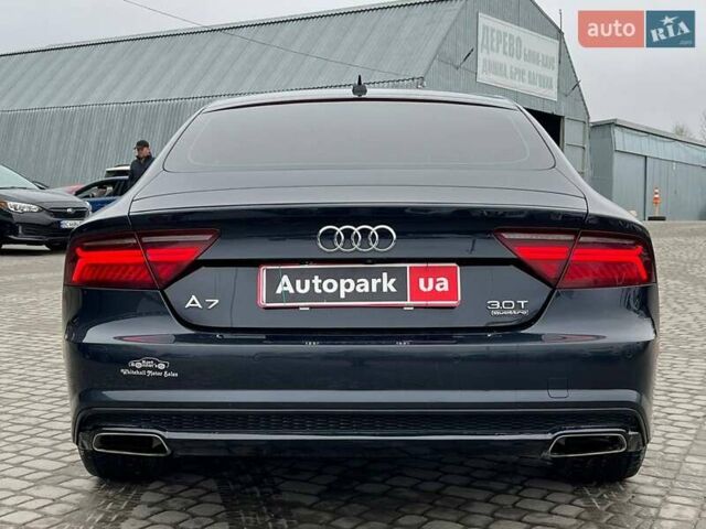 Синий Ауди A7 Sportback, объемом двигателя 3 л и пробегом 188 тыс. км за 21490 $, фото 6 на Automoto.ua