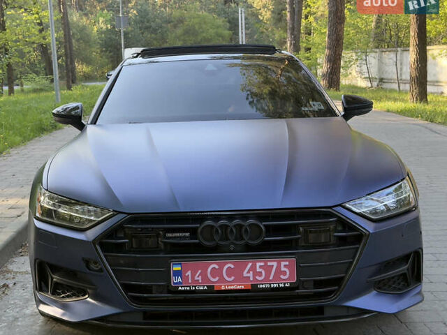 Синий Ауди A7 Sportback, объемом двигателя 3 л и пробегом 120 тыс. км за 34500 $, фото 2 на Automoto.ua