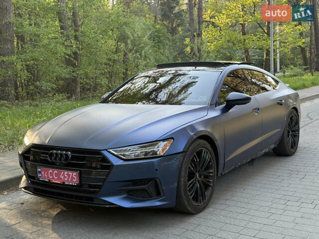 Синий Ауди A7 Sportback, объемом двигателя 3 л и пробегом 120 тыс. км за 34500 $, фото 1 на Automoto.ua