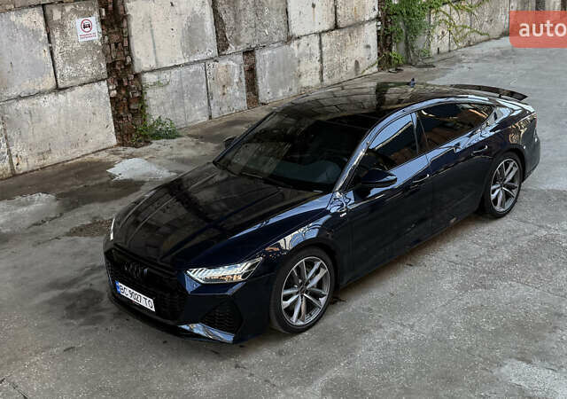 Синий Ауди A7 Sportback, объемом двигателя 3 л и пробегом 61 тыс. км за 53500 $, фото 3 на Automoto.ua