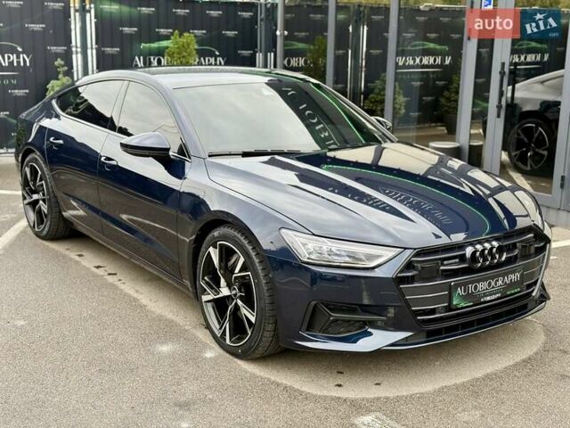 Синій Ауді A7 Sportback, об'ємом двигуна 3 л та пробігом 48 тис. км за 59900 $, фото 3 на Automoto.ua