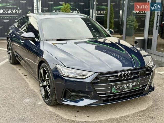 Синій Ауді A7 Sportback, об'ємом двигуна 3 л та пробігом 48 тис. км за 59900 $, фото 2 на Automoto.ua