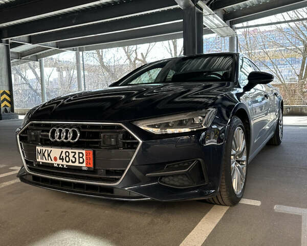 Синий Ауди A7 Sportback, объемом двигателя 3 л и пробегом 25 тыс. км за 80000 $, фото 1 на Automoto.ua