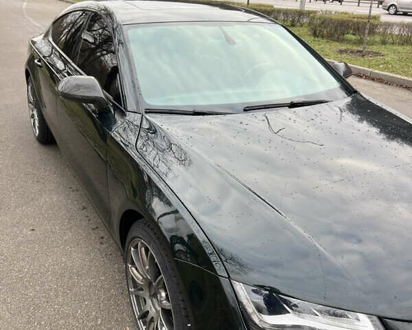 Зеленый Ауди A7 Sportback, объемом двигателя 3 л и пробегом 213 тыс. км за 21500 $, фото 3 на Automoto.ua