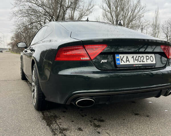 Зеленый Ауди A7 Sportback, объемом двигателя 3 л и пробегом 213 тыс. км за 21500 $, фото 6 на Automoto.ua