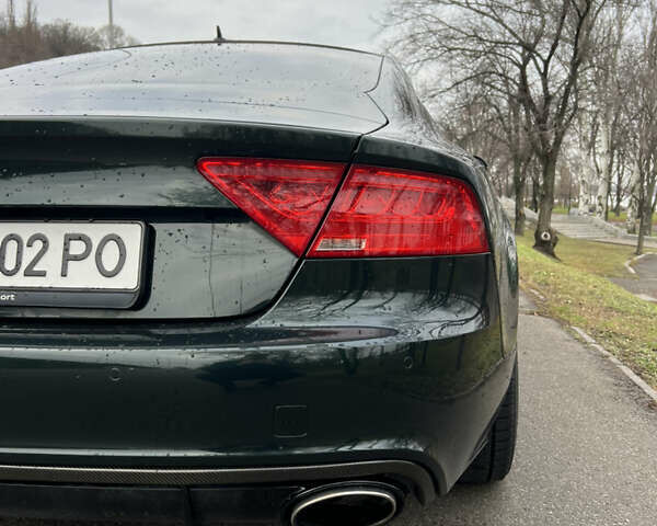 Зеленый Ауди A7 Sportback, объемом двигателя 3 л и пробегом 213 тыс. км за 21500 $, фото 7 на Automoto.ua