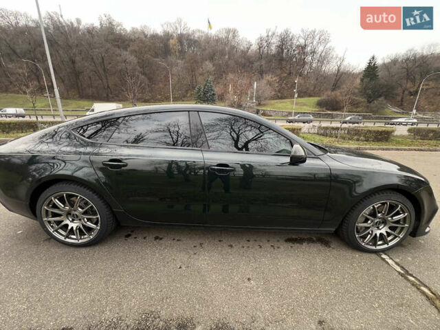 Зеленый Ауди A7 Sportback, объемом двигателя 3 л и пробегом 213 тыс. км за 21500 $, фото 9 на Automoto.ua