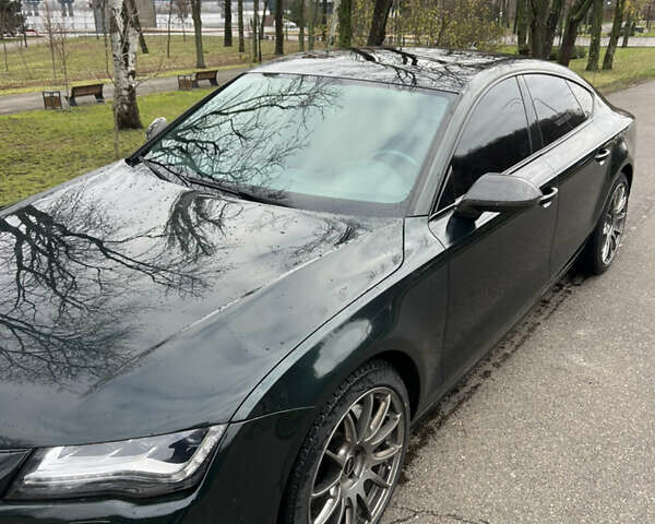 Зеленый Ауди A7 Sportback, объемом двигателя 3 л и пробегом 213 тыс. км за 21500 $, фото 2 на Automoto.ua