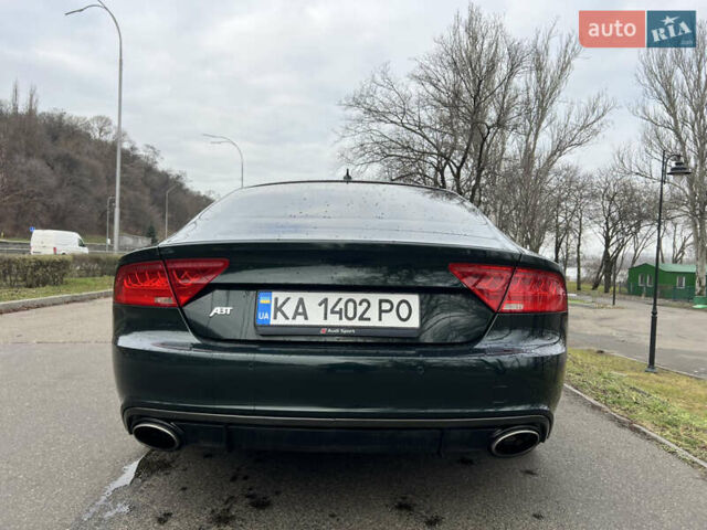 Зеленый Ауди A7 Sportback, объемом двигателя 3 л и пробегом 213 тыс. км за 21500 $, фото 8 на Automoto.ua