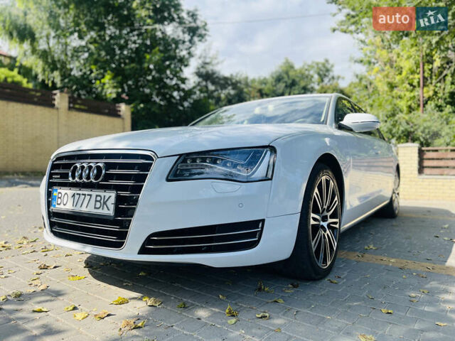 Ауди А8 2012 в Тернополе на Automoto.ua Белый Ауди А8, объемом двигателя 3 л и пробегом 55 тыс. км за 28000 $, фото 1 на Automoto.ua