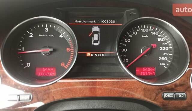 Чорний Ауді A8, об'ємом двигуна 3 л та пробігом 263 тис. км за 9500 $, фото 18 на Automoto.ua