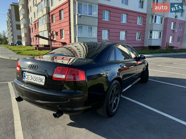 Черный Ауди А8, объемом двигателя 4.16 л и пробегом 277 тыс. км за 9600 $, фото 2 на Automoto.ua