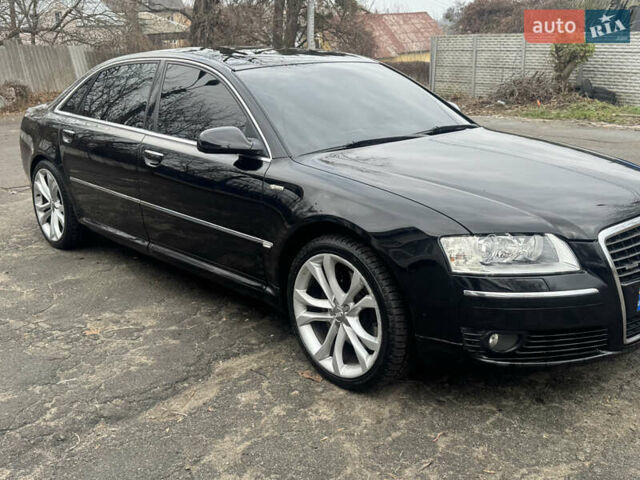 Черный Ауди А8, объемом двигателя 4.16 л и пробегом 220 тыс. км за 8500 $, фото 1 на Automoto.ua