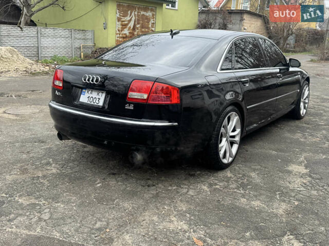 Черный Ауди А8, объемом двигателя 4.16 л и пробегом 220 тыс. км за 8500 $, фото 2 на Automoto.ua