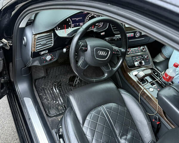 Черный Ауди А8, объемом двигателя 4.16 л и пробегом 330 тыс. км за 14000 $, фото 14 на Automoto.ua
