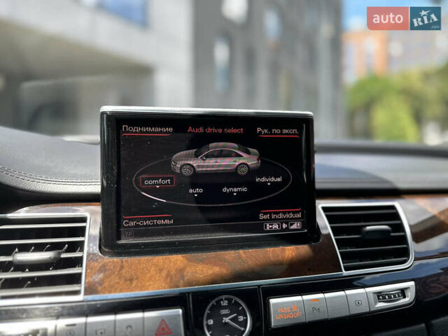 Черный Ауди А8, объемом двигателя 3 л и пробегом 180 тыс. км за 21500 $, фото 50 на Automoto.ua