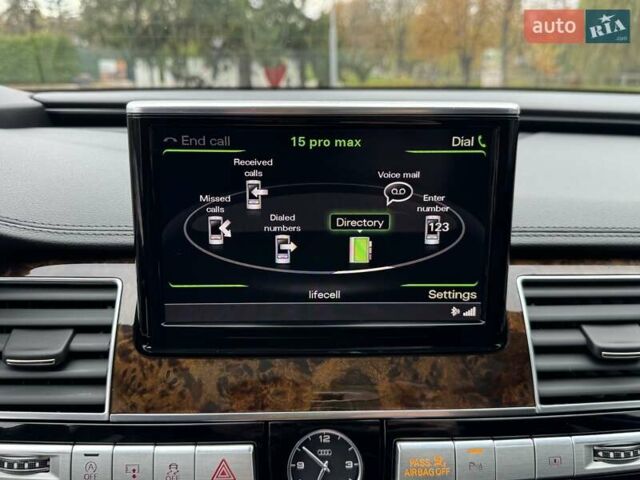 Черный Ауди А8, объемом двигателя 3 л и пробегом 76 тыс. км за 28999 $, фото 107 на Automoto.ua