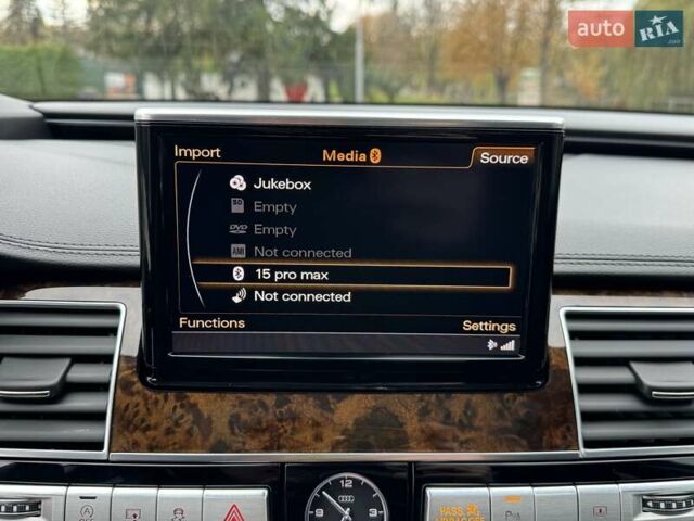 Черный Ауди А8, объемом двигателя 3 л и пробегом 76 тыс. км за 28999 $, фото 110 на Automoto.ua