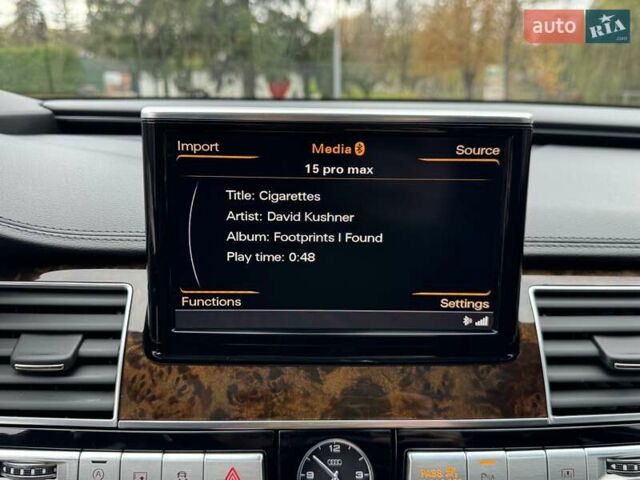 Чорний Ауді A8, об'ємом двигуна 3 л та пробігом 122 тис. км за 28999 $, фото 109 на Automoto.ua