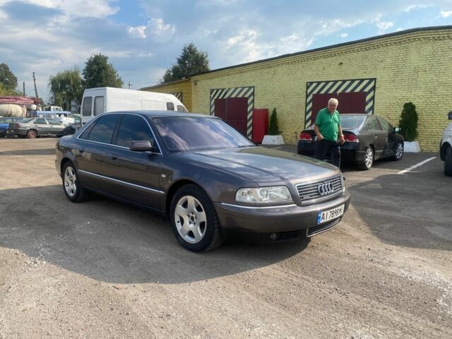 Ауді A8 2001 у Софіївська Борщагівка на Automoto.ua Сірий Ауді A8, об'ємом двигуна 3.7 л та пробігом 200 тис. км за 5000 $, фото 1 на Automoto.ua