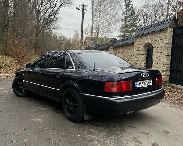Синий Ауди А8, объемом двигателя 2.8 л и пробегом 401 тыс. км за 4000 $, фото 3 на Automoto.ua