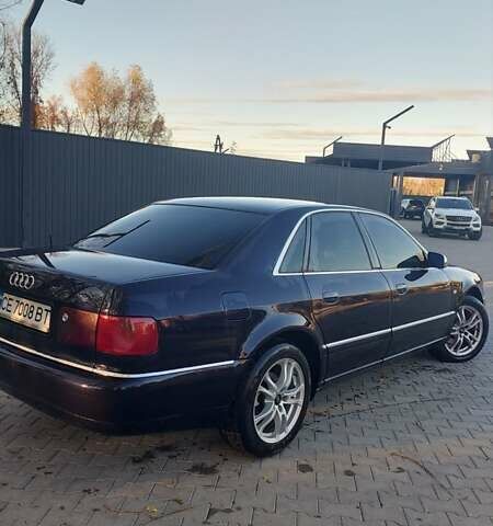 Синий Ауди А8, объемом двигателя 2.5 л и пробегом 550 тыс. км за 4800 $, фото 2 на Automoto.ua