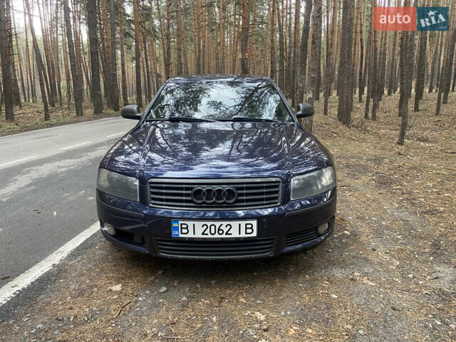 Синій Ауді A8, об'ємом двигуна 3 л та пробігом 328 тис. км за 9000 $, фото 1 на Automoto.ua