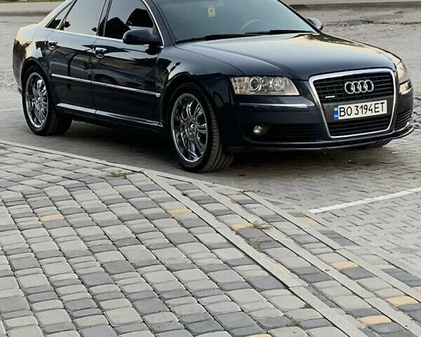 Синий Ауди А8, объемом двигателя 4.2 л и пробегом 352 тыс. км за 12685 $, фото 10 на Automoto.ua