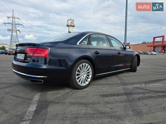 Ауди А8 2013 в Киеве на Automoto.ua Синий Ауди А8, объемом двигателя 3.99 л и пробегом 136 тыс. км за 24000 $, фото 1 на Automoto.ua