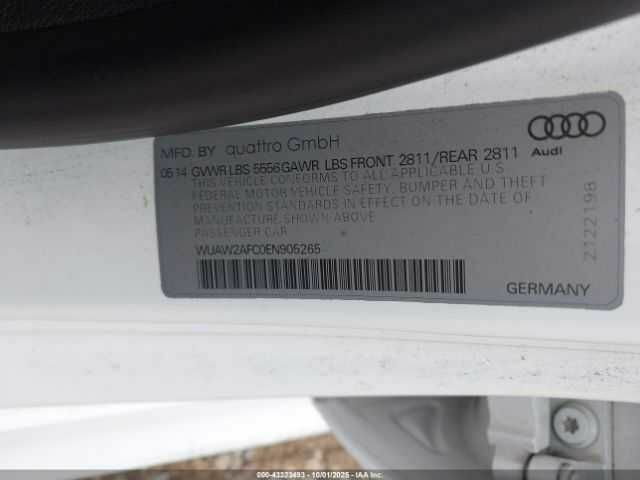 Білий Ауді Інша, об'ємом двигуна 4 л та пробігом 141 тис. км за 8500 $, фото 8 на Automoto.ua