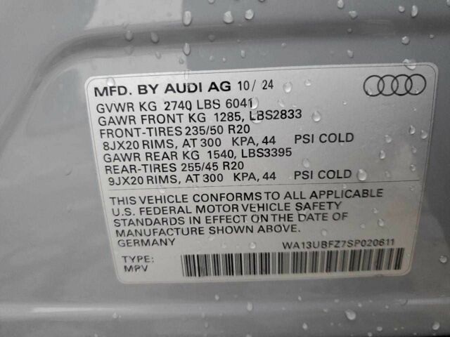 Сірий Ауді Інша, об'ємом двигуна 0 л та пробігом 1 тис. км за 18000 $, фото 11 на Automoto.ua