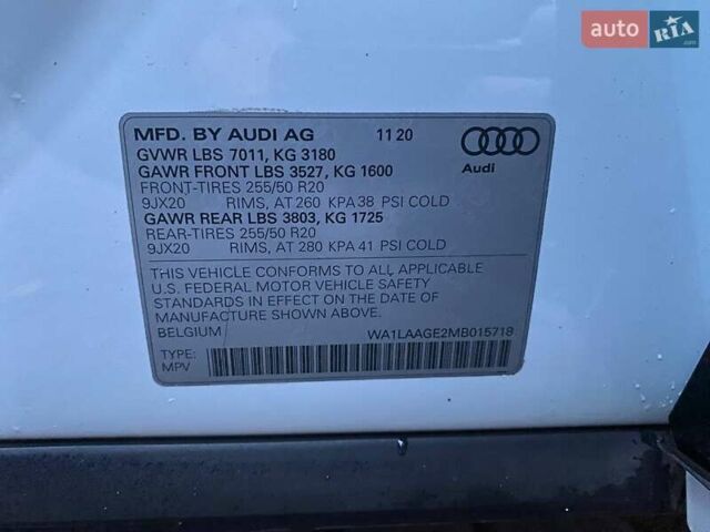 Білий Ауді E-Tron, об'ємом двигуна 0 л та пробігом 55 тис. км за 29400 $, фото 29 на Automoto.ua