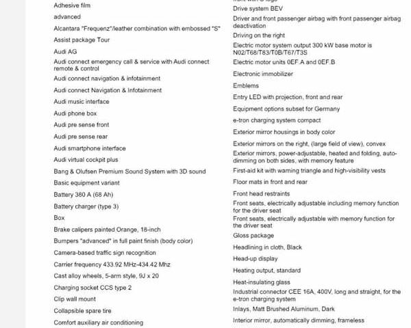 Черный Ауди E-Tron, объемом двигателя 0 л и пробегом 99 тыс. км за 29999 $, фото 12 на Automoto.ua