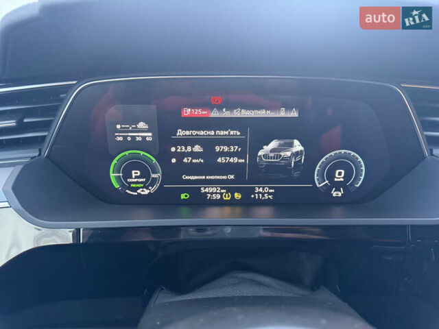 Чорний Ауді E-Tron, об'ємом двигуна 0 л та пробігом 55 тис. км за 36199 $, фото 9 на Automoto.ua