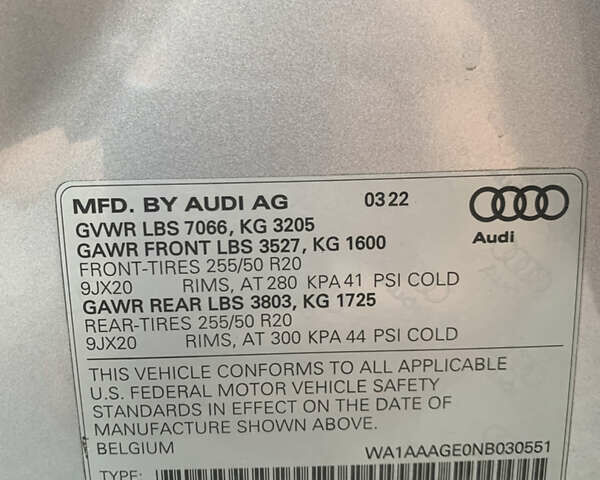 Серый Ауди E-Tron, объемом двигателя 0 л и пробегом 145 тыс. км за 29500 $, фото 96 на Automoto.ua