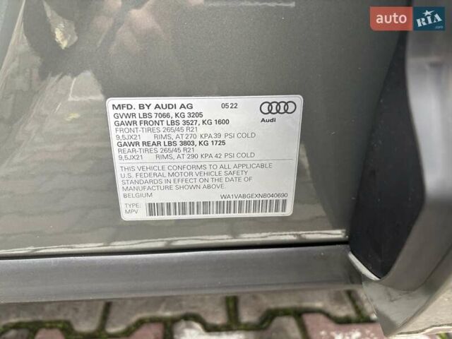 Серый Ауди E-Tron, объемом двигателя 0 л и пробегом 25 тыс. км за 44900 $, фото 11 на Automoto.ua