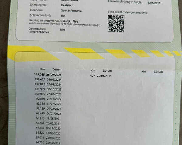 Синій Ауді E-Tron, об'ємом двигуна 0 л та пробігом 170 тис. км за 25500 $, фото 28 на Automoto.ua