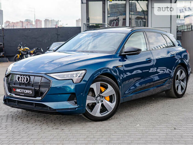 Синій Ауді E-Tron, об'ємом двигуна 0 л та пробігом 54 тис. км за 61500 $, фото 1 на Automoto.ua